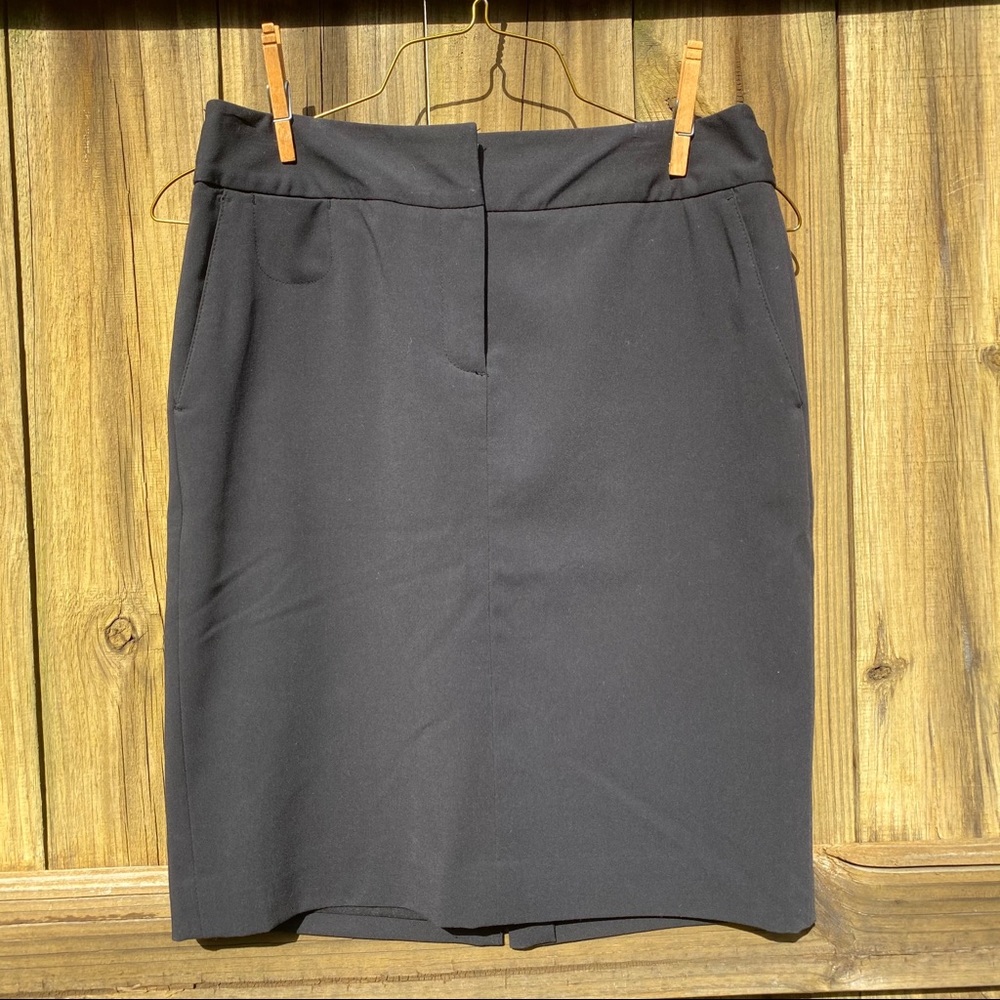 Apostrophe Knee Length Dress Skirt | 2 | Black